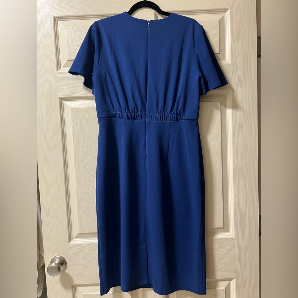 Donna Morgan Royal Blue dress - Helly R Severance - Size 12 - Picture 3 of 7